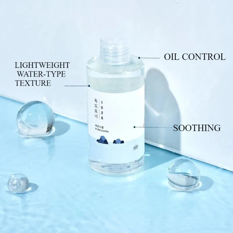 Korean Skin Care ROUND LAB 1025 Dokdo Toner Gentle Exfoliating Facial Toner Deep Sea Water for Moisturization 200ml