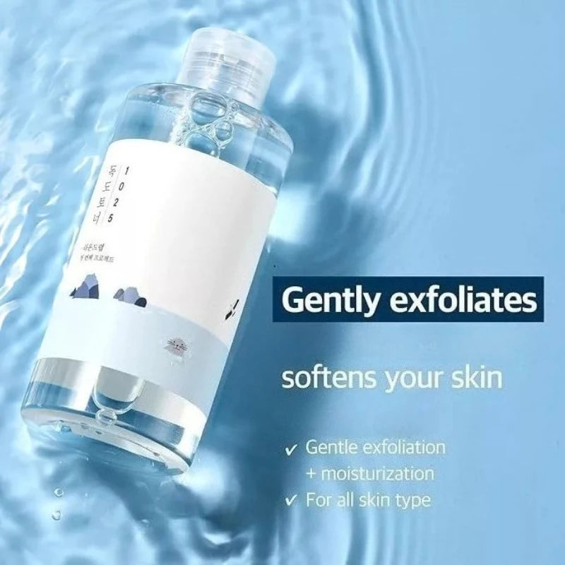 Korean Skin Care ROUND LAB 1025 Dokdo Toner Gentle Exfoliating Facial Toner Deep Sea Water for Moisturization 200ml