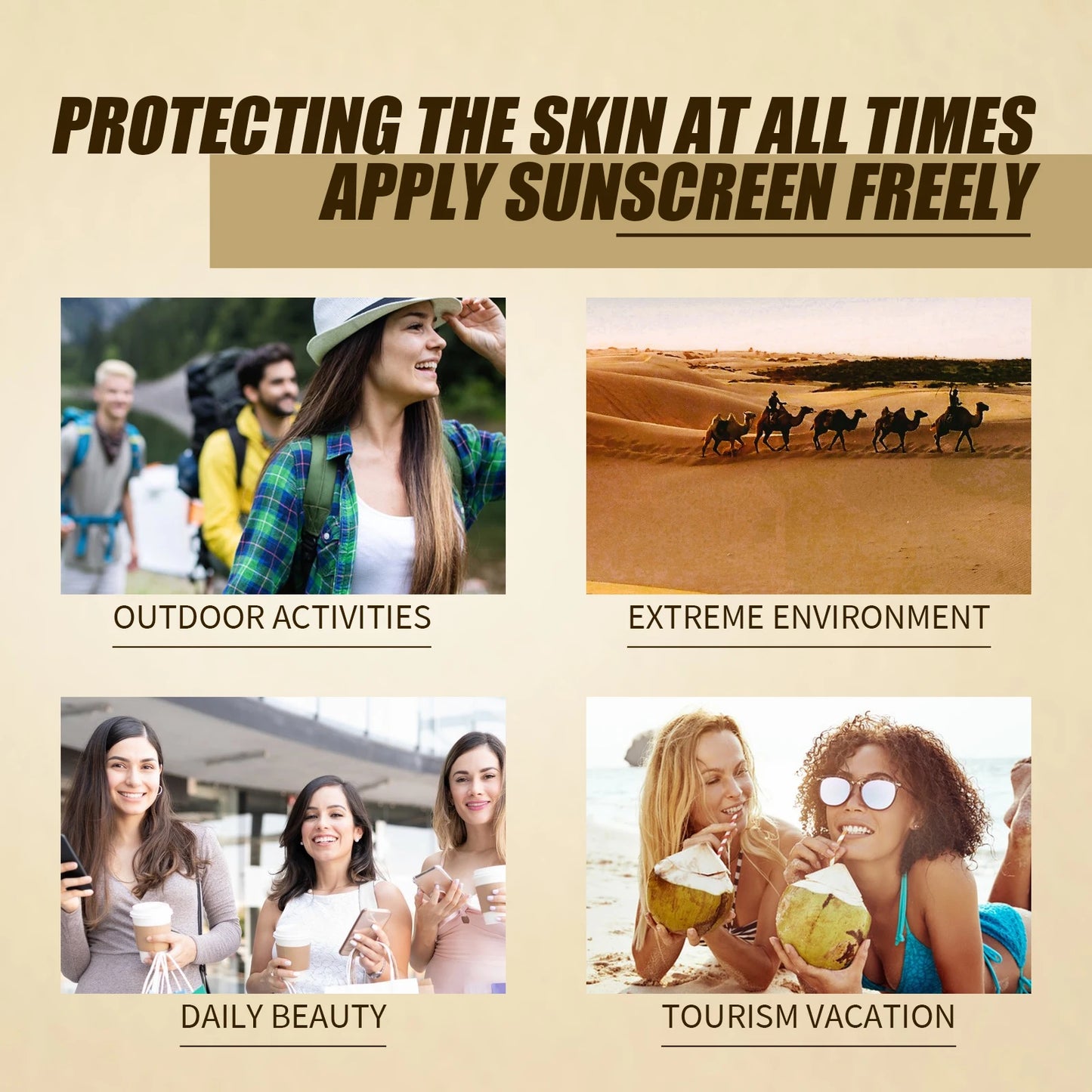 【Triple Ferment Shield】Rice Probiotics UV Cream, Waterproof Face & Neck Protection with Non-Greasy Finish