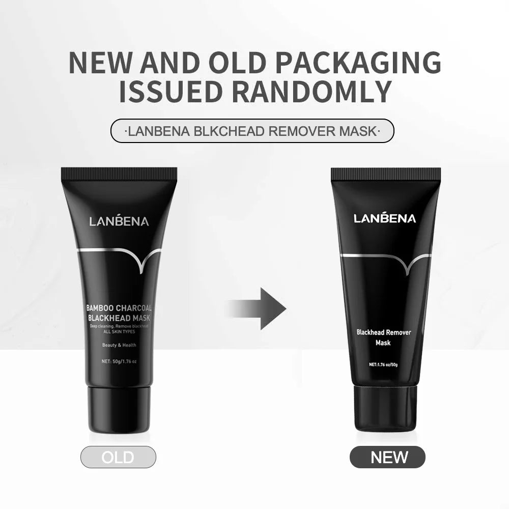 LANBENA Remove Blackhead Face Mask Shrinking Pore Deep Cleaning Nose Facial Mask Improve Rough Acne Treatment Beauty Skin Care