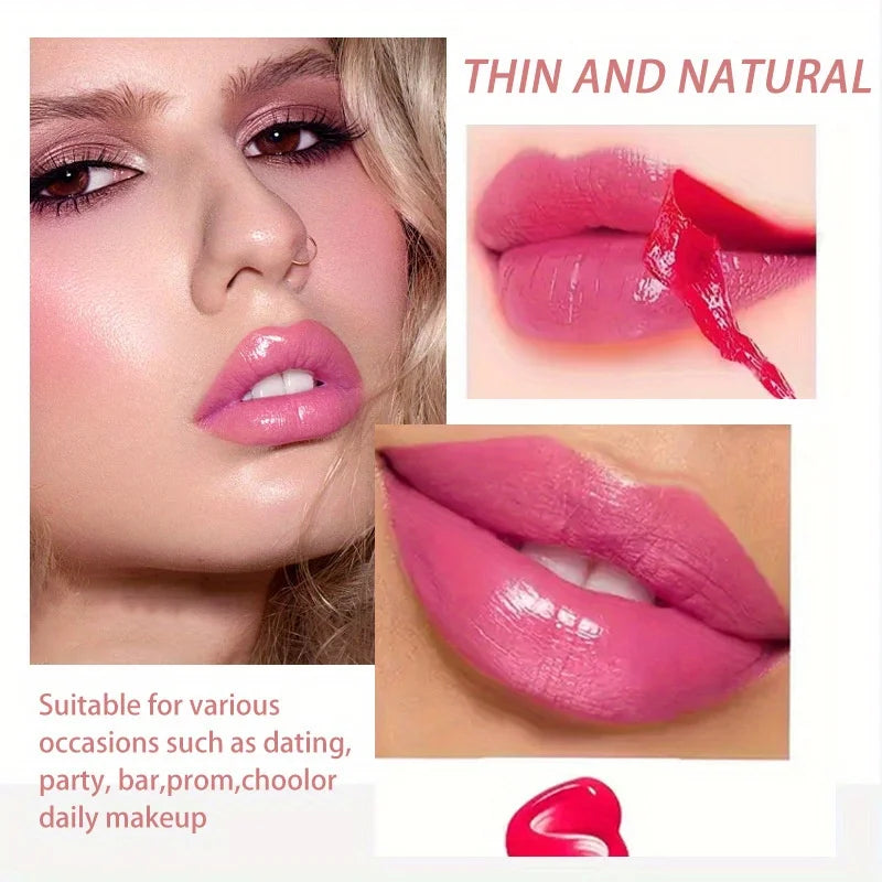 Peel-off Lipgloss Matte Natural Mist Lip Tinted Waterproof Long Lasting Lipstick Makeup Tear Contour Stain Cosmetic