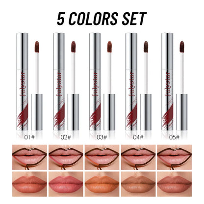 5pcs Peel Off Lip Liner Pen Set, Long-lasting Waterproof & Smudge-proof Peel Off Lip Liner Stain,Peel Off Lipstick Natural Lip