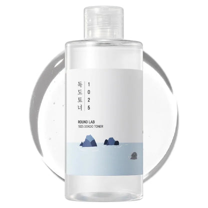 Korean Skin Care ROUND LAB 1025 Dokdo Toner Gentle Exfoliating Facial Toner Deep Sea Water for Moisturization 200ml