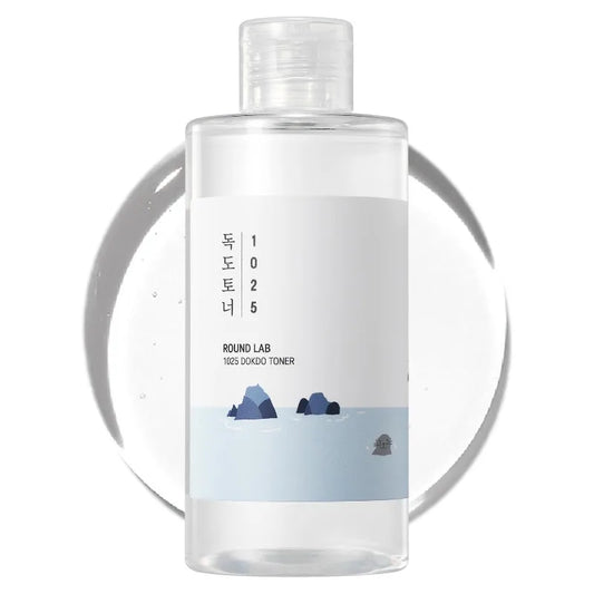 Korean Skin Care ROUND LAB 1025 Dokdo Toner Gentle Exfoliating Facial Toner Deep Sea Water for Moisturization 200ml
