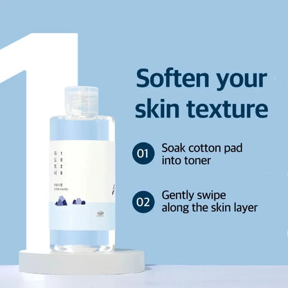 Korean Skin Care ROUND LAB 1025 Dokdo Toner Gentle Exfoliating Facial Toner Deep Sea Water for Moisturization 200ml